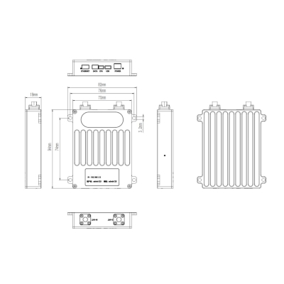 1428~1448MHz long-distance two-way wireless transfer IT717S