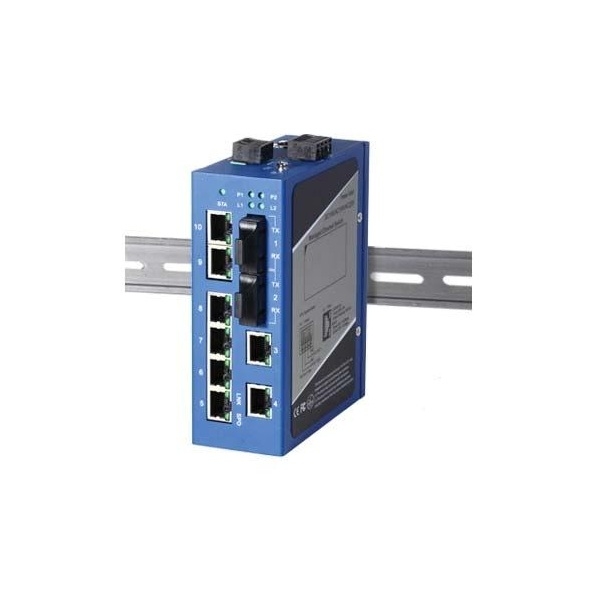 Managed DIN-rail 10/100M Industrial Ethernet Switches MXB8M Series